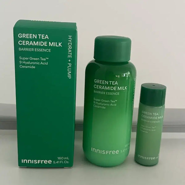 [BUNJANG] Innisfree Green Tea Ceramide Milk 160ml + 25ml Set / 이니스프리 그린티 세라마이드 밀크160+25