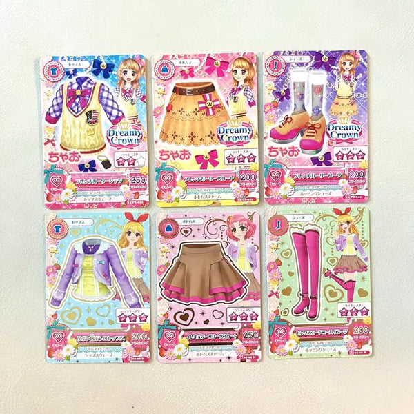 [BUNJANG] Aikatsu! iMSTAR Japanese Version Akari, Haneul, Rime, Ichigo Casual Wear Classic Cards / 아이카츠 아이엠스타 일판 아카리 하늘 라임 이치고 카드 사복 고전