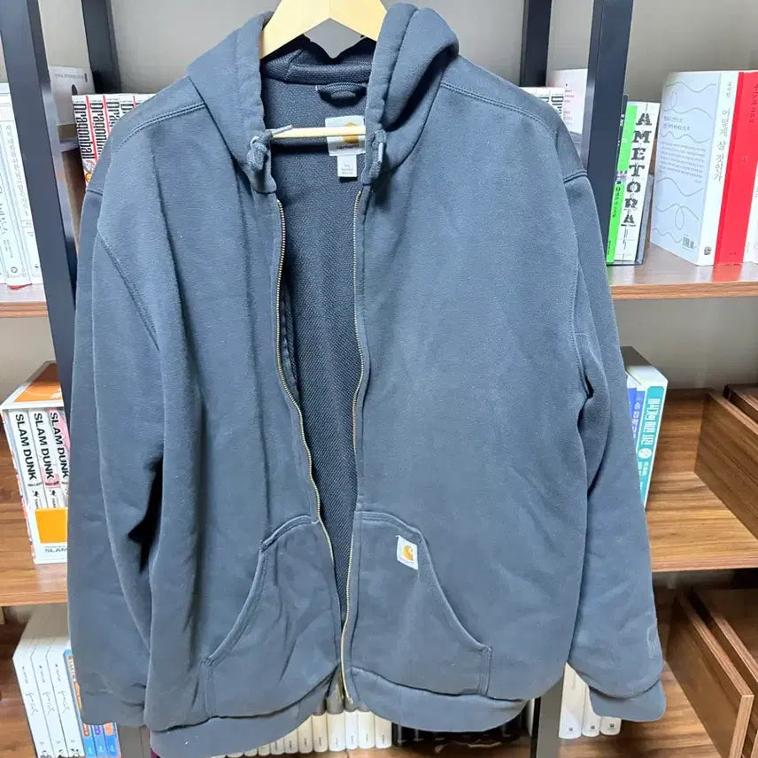 [BUNJANG] Carhartt Thermal Hooded Zip-Up Jacket XL Black / 칼하트 써멀 후드 집업 자켓 XL (블랙)