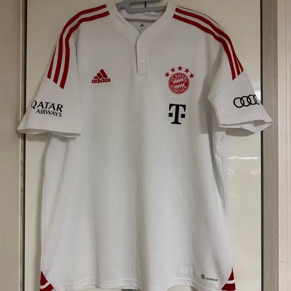 [BUNJANG] FC Bayern Munich 22/23 Polo Shirt XL / 2223 바이에른 뮌헨 폴로 셔츠