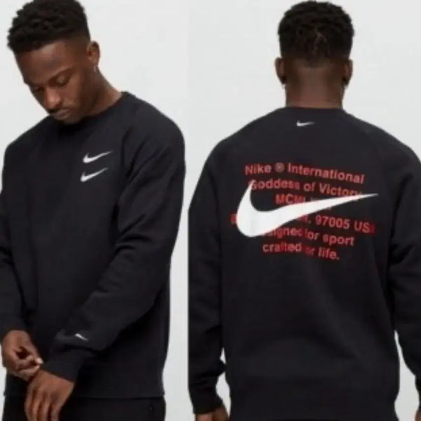 [BUNJANG] Nike Double Swoosh Sweatshirt Set & Big Swoosh Jacket / 나이키 더블스우시 맨투맨세트 & 나이키 빅 스우시 잠바