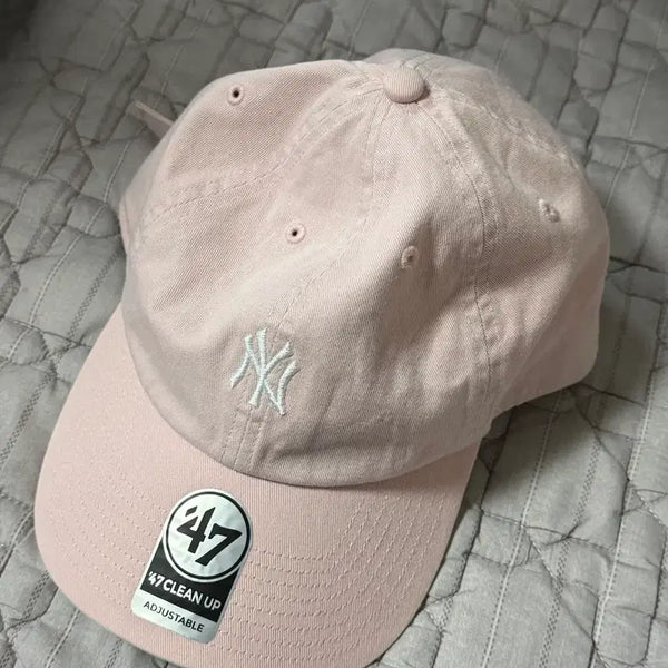 [BUNJANG] 47 Brand New York Yankees Cap Pink / 47 브랜드 뉴욕 양키스 볼캡 핑크