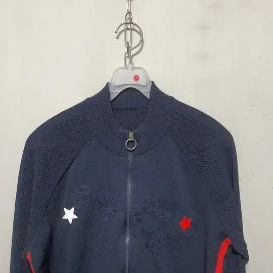 [BUNJANG] PING Women's Spring/Summer Golf Knit Zip-Up Navy / 0013) 핑 여성 춘하 골프 니트집업 100