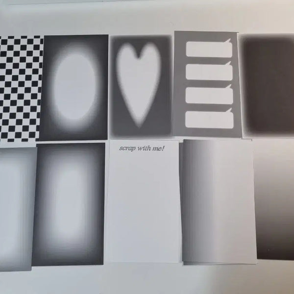 [BUNJANG] A Piece of Things & Black Letter A6 Inserts Bundle Set / 어피스오브띵스 블랙레터 a6 속지 6공 다이어리