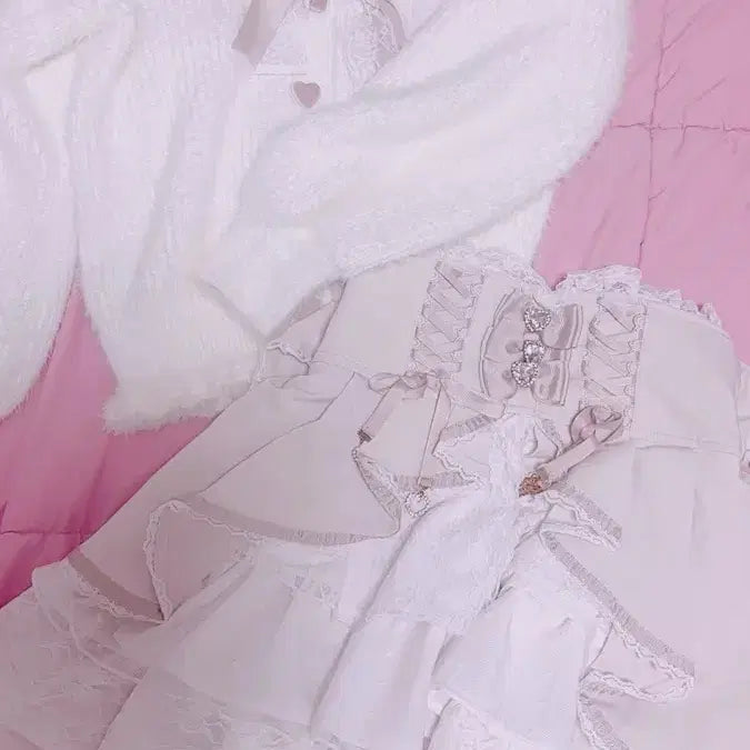 [BUNJANG] LIZ LISA Jirai Kei Blouse and Skirt Bundle Set / 지뢰계 리즈리사 블라우스 스커트 일괄판매 급처 처분