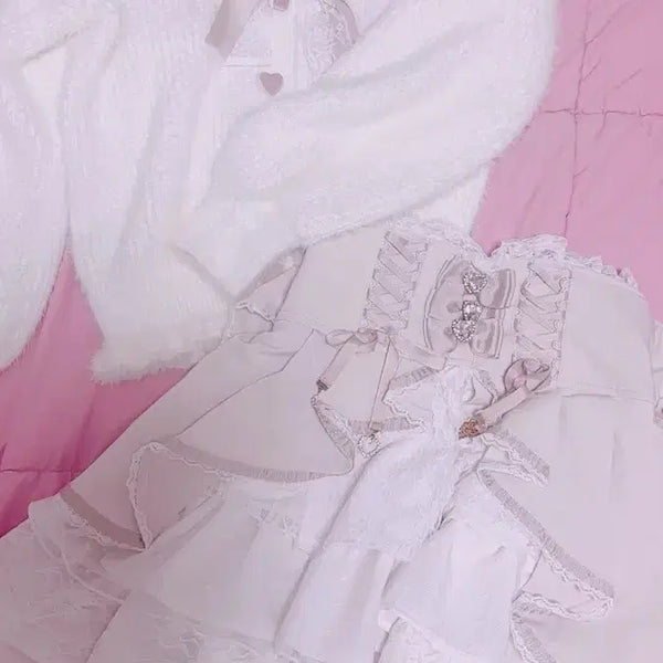 [BUNJANG] LIZ LISA Jirai Kei Blouse and Skirt Bundle Set / 지뢰계 리즈리사 블라우스 스커트 일괄판매 급처 처분