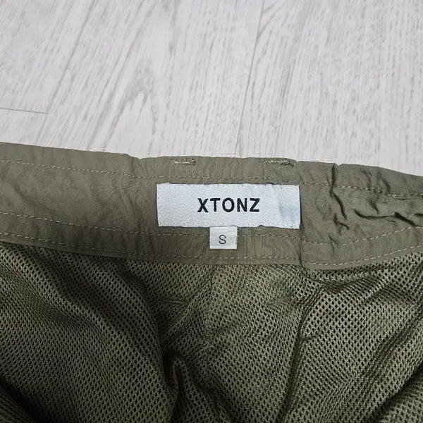 [BUNJANG] XTŌNZ Shirring Cargo Pants (Olive, Size S) / XTONZ 바지 S 사이즈 올리브색