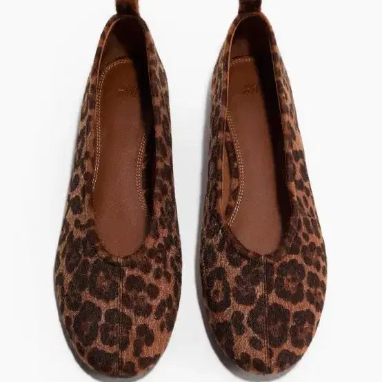 [BUNJANG] H&M Leopard Print Ballet Flats Size 36 / h&m 레오파드 플랫슈즈 36