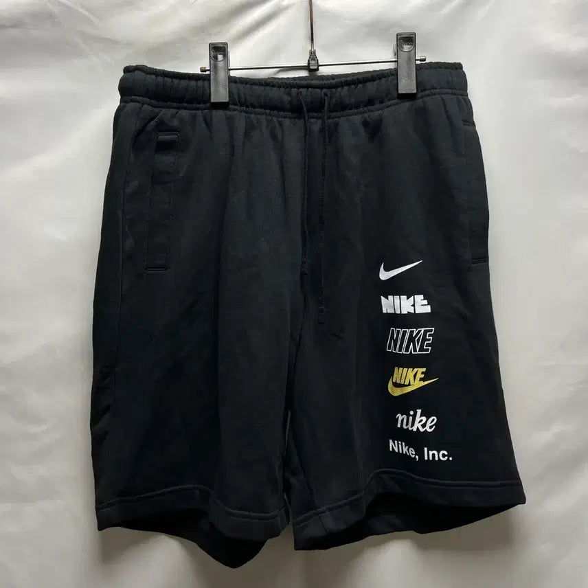 [BUNJANG] Nike Multi-Swoosh Black Shorts M / [정품/M] 나이키 멀티스우시 블랙 반바지 쇼츠
