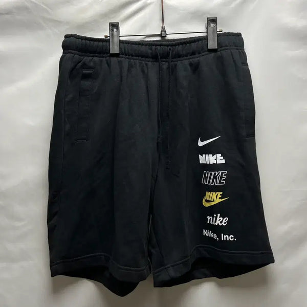 [BUNJANG] Nike Multi-Swoosh Black Shorts M / [정품/M] 나이키 멀티스우시 블랙 반바지 쇼츠