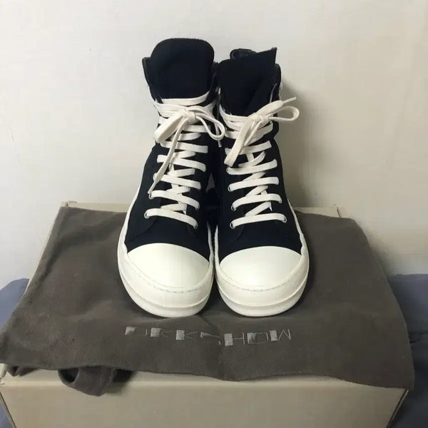 [BUNJANG] Rick Owens Darkshadow Ramones High MU Sneakers / 릭오웬스 다크쉐도우 라몬즈 컨버스 하이 MU 39.5
