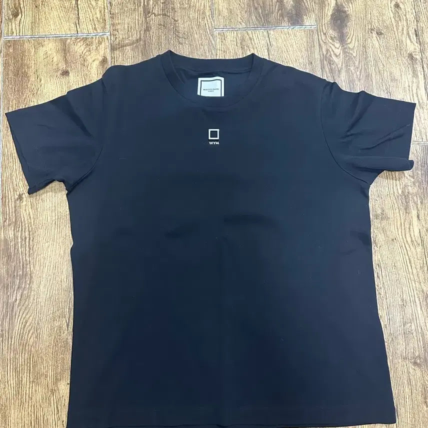 [BUNJANG] Wooyoungmi Black Short-Sleeve T-Shirt Size 48 / 우영미 블랙 반팔 티셔츠 48사이즈