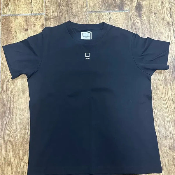[BUNJANG] Wooyoungmi Black Short-Sleeve T-Shirt Size 48 / 우영미 블랙 반팔 티셔츠 48사이즈