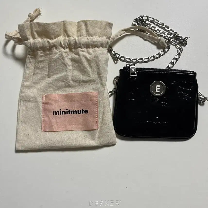 [BUNJANG] Minuit Minute Brett Micro Black Bag / 미닛뮤트 브렛마이크로 블랙