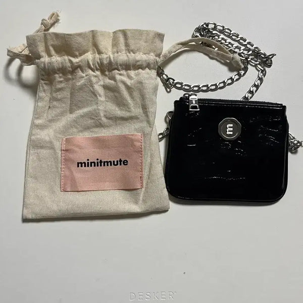 [BUNJANG] Minuit Minute Brett Micro Black Bag / 미닛뮤트 브렛마이크로 블랙