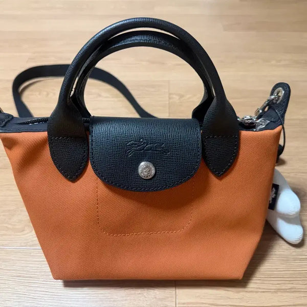 [BUNJANG] Longchamp Orange Small Shoulder Bag / 롱샴 오렌지 스몰백