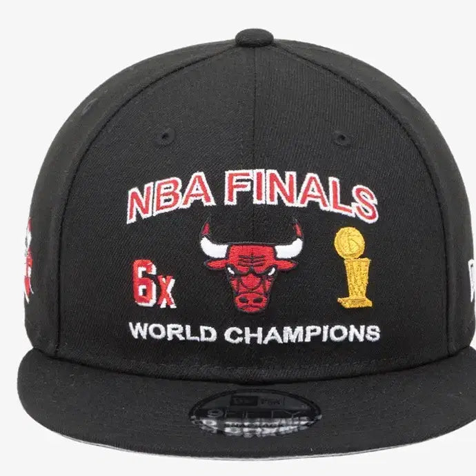 [BUNJANG] New Era NBA Finals Icon Chicago Bulls Snapback Hat Black Sealed / 뉴에라 NBA 파이널스 아이콘 시카고 불스 스냅백 블랙 미개봉