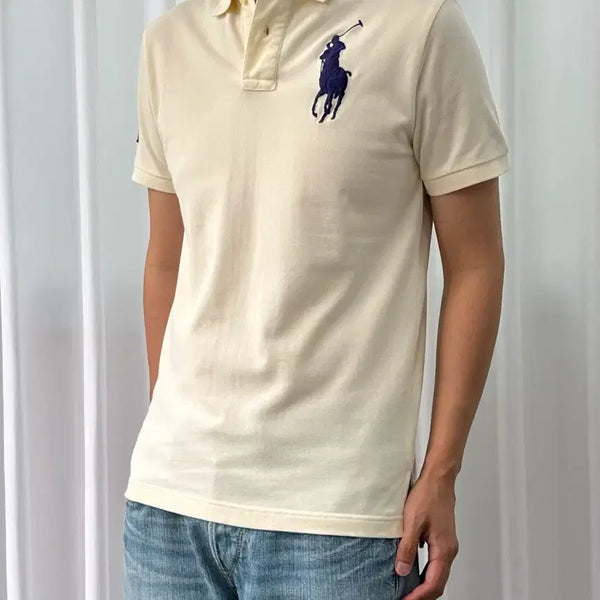 [BUNJANG] Polo Ralph Lauren Big Pony Logo Pique Polo Shirt / [M]폴로 랄프로렌 빅포니 카라티