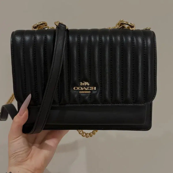 [BUNJANG] Coach Quilted Chain Shoulder Bag / 코치 체인백