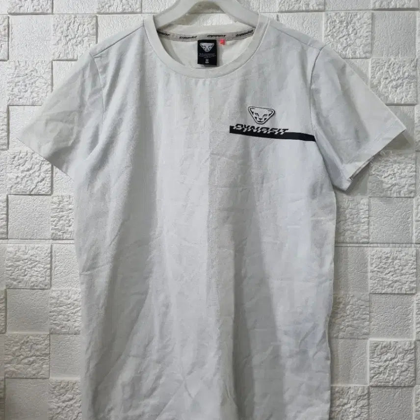 [BUNJANG] Dynafit Unisex Short Sleeve T-Shirt - White / 다이나핏 반팔 티셔츠 화이트 남여공용  90호