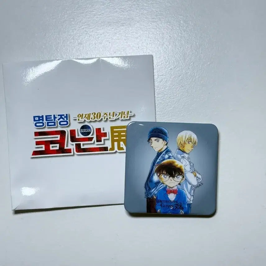 [BUNJANG] Detective Conan 30th Anniversary Exhibition Can Badge / 명탐정코난 캔뱃지