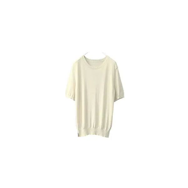 [BUNJANG] Jemma World Summer Short Sleeve Knit / MMMM 젬마월드 썸머 반팔니트