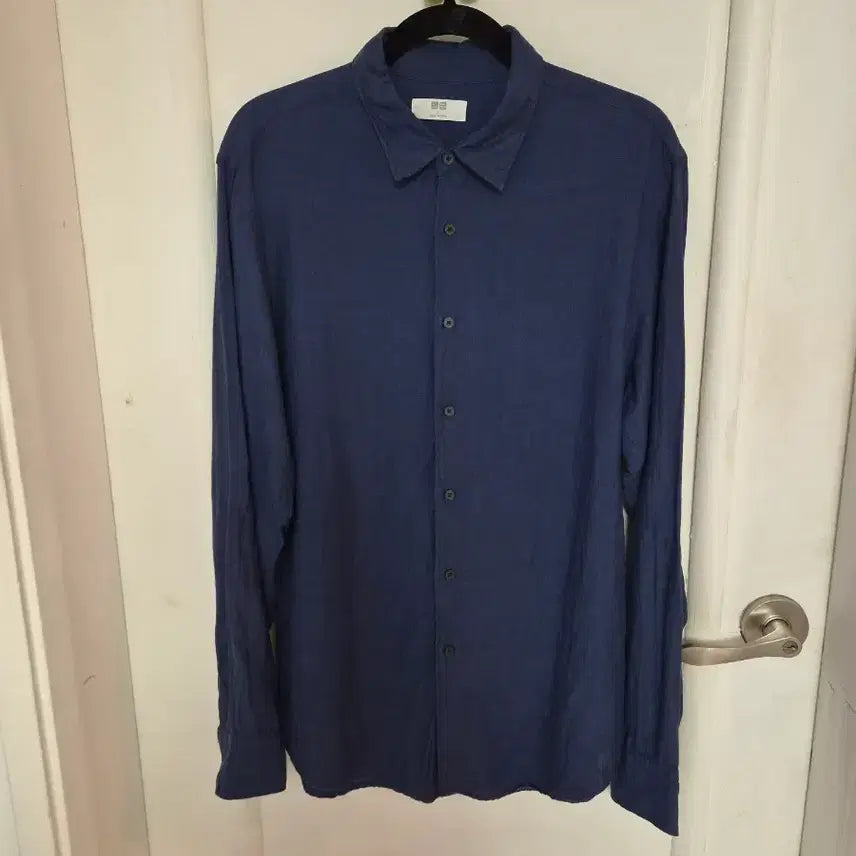 [BUNJANG] Uniqlo 100% Linen Shirt L / 유니클로 100% 린넨 셔츠 L