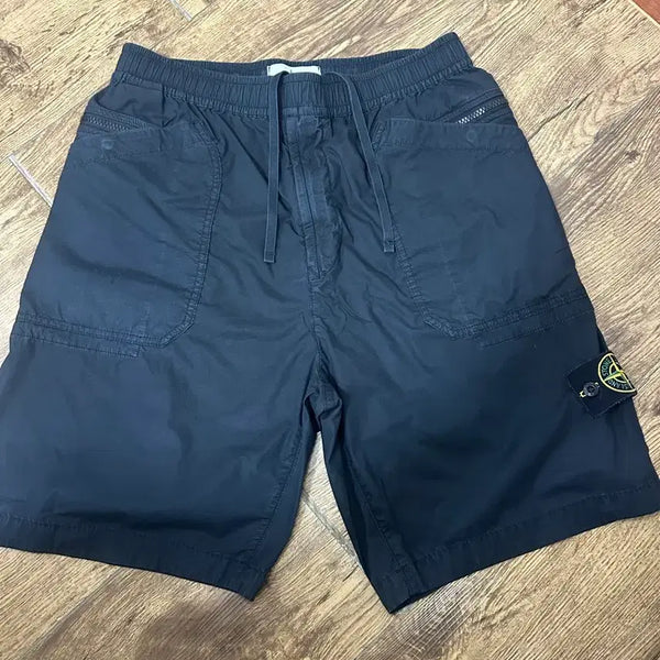 [BUNJANG] Stone Island Black Shorts Size 32 / 스톤아일랜드 블랙 반바지 32사이즈