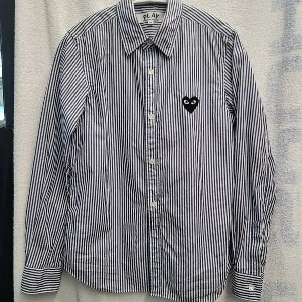 [BUNJANG] Comme des Garçons Striped Shirt Women's M / 꼼데가르송 스트라이프 남상 셔츠 여성 M