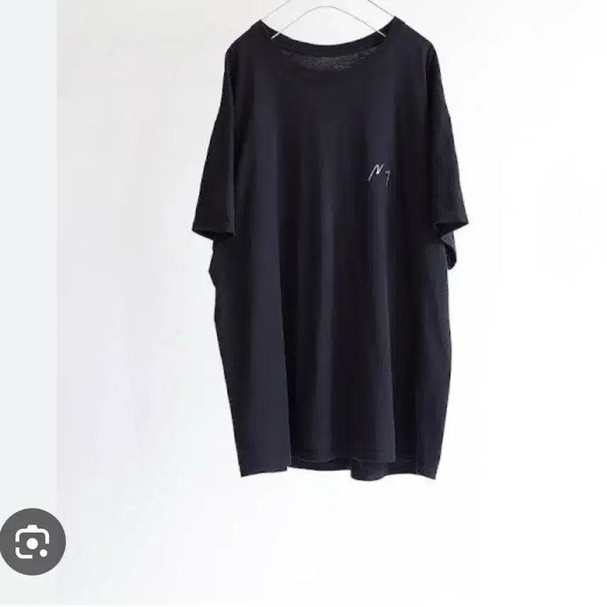 [BUNJANG] Anselm Logo Black T-Shirt / 안셀름 로고 블랙 티셔츠