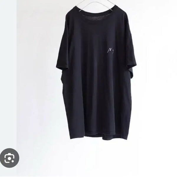 [BUNJANG] Anselm Logo Black T-Shirt / 안셀름 로고 블랙 티셔츠