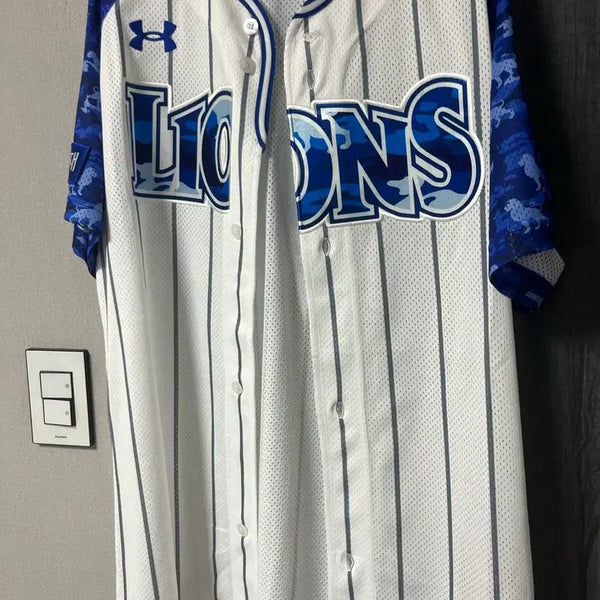 [BUNJANG] Samsung Lions Authentic Baseball Uniform (105 Size) - Bundle Set / 삼성라이온즈 어센틱 야구 유니폼 105사이즈 일괄