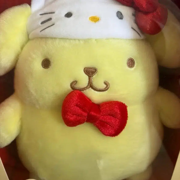 [BUNJANG] Sanrio Pompompurin & Hello Kitty 50th Anniversary Plush Doll / 폼폼푸린 키티 50주년 인형