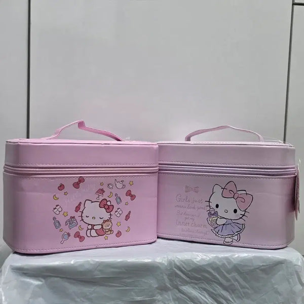 [BUNJANG] Hello Kitty Pink Makeup Pouch Bag / 키티 메이크업파우치 가방