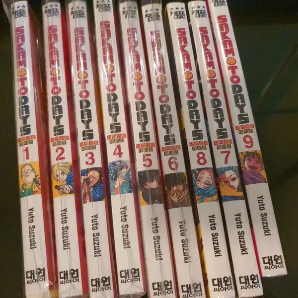 [BUNJANG] Sakmoto Days Manga Volumes 1-9 / 사카모토데이즈 만화책 1-9권