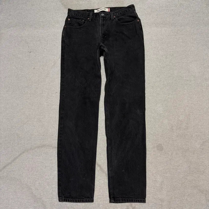 [BUNJANG] Levi's 550 Relaxed Fit Black Denim Pants (USA) / USA 리바이스 550 릴렉스드핏 블랙 데님팬츠