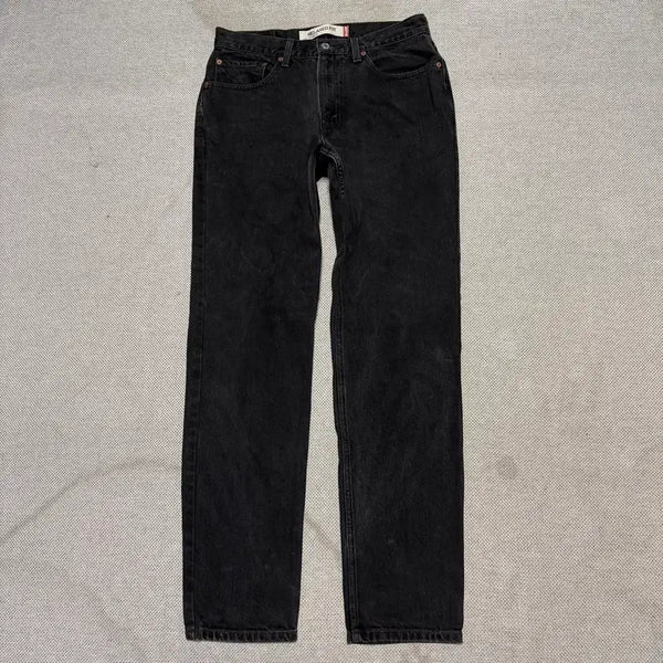 [BUNJANG] Levi's 550 Relaxed Fit Black Denim Pants (USA) / USA 리바이스 550 릴렉스드핏 블랙 데님팬츠