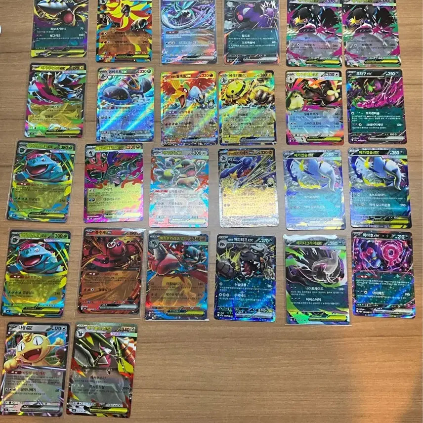 [BUNJANG] Pokemon TCG RR Double Rare Cards (26 ct.) / 포켓몬스터 RR 더블레어 카드 26장