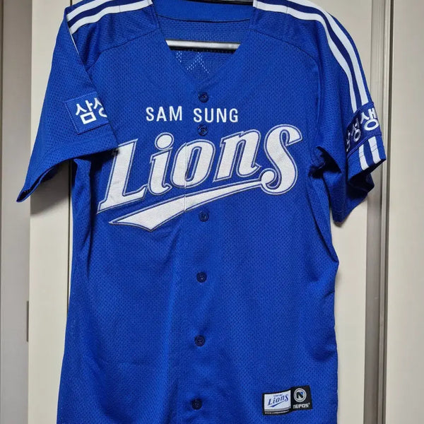 [BUNJANG] Samsung Lions An Ji-man Jersey (Size 100) / 삼성라이온즈 왕조시절 유니폼 100사이즈 안지만 마킹 판매합니다