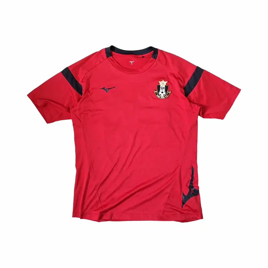 [BUNJANG] Mizuno Red Uniform T-Shirt XL / 2XL) 미즈노 레드 유니폼 반팔