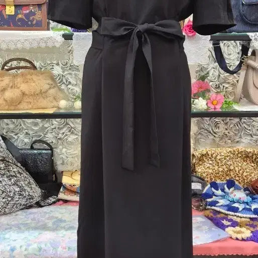 [BUNJANG] Wannabe Muse Gentle Long Dress / 워너비뮤즈 얌전한 롱원피스 55 66
