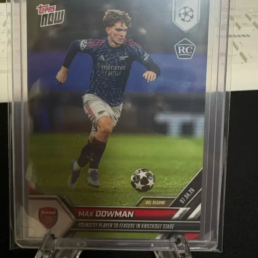 [BUNJANG] Topps Now Max Doman Champions League Record Card / 맥스 다우먼 탑스나우 챔스 신기록 카드