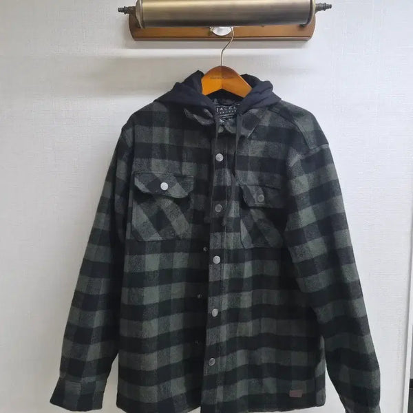 [BUNJANG] Jachs NY Flannel Hoodie Shirt XL / XL) JACHS NEW YORK 잭스뉴욕 플란넬 셔츠 후드 팝니다