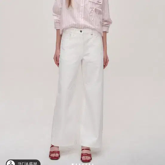 [BUNJANG] SJSJ White Denim Pants (Size 61) / [새상품] 한섬 SJSJ 화이트 데님 팬츠 61 (정가 295,000원)
