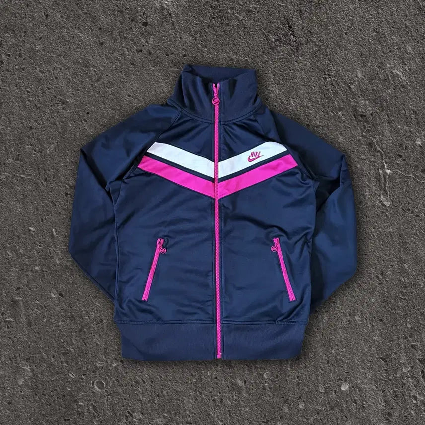 [BUNJANG] Nike Navy Pink Chevron Jersey / L) 나이키 네이비 핑크 쉐브론 져지