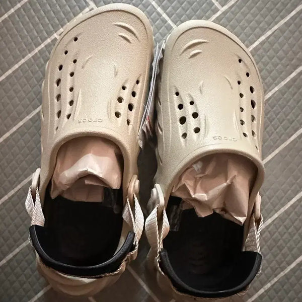 [BUNJANG] Crocs Echo Clog Beige 250 (US 7) Men's Sandals/Slippers / 크록스 에코 클로그 250 새상품