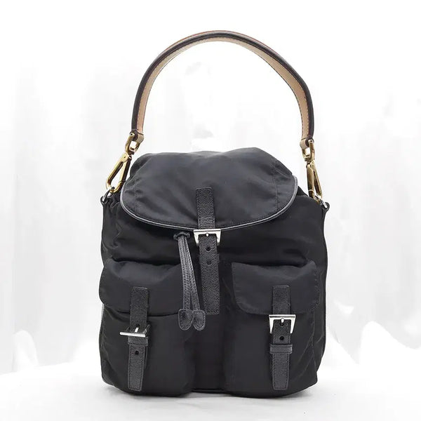 [BUNJANG] Prada BR2151 Black Re-Nylon Triangle Logo Bucket Tote Bag / 프라다 BR2151 블랙 리나일론 트라이앵글 로고 버킷 토트백