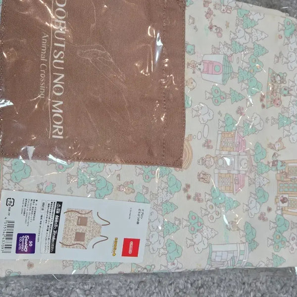 [BUNJANG] Animal Crossing Pattern Apron / 동물의 숲 앞치마 동숲 에이프런 레어