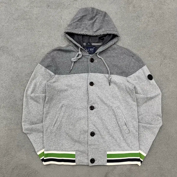 [BUNJANG] M Armani Jeans Cotton Hooded Zip-Up Jacket / M 아르마니 진스 코튼 후드집업 자켓