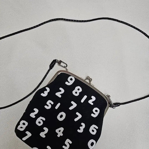 [BUNJANG] SOU.SOU Large Gamaguchi Bag Set with Strap / 소우소우 가마구치백(라지) + 끈 포함 세트 (끈 무상제공)